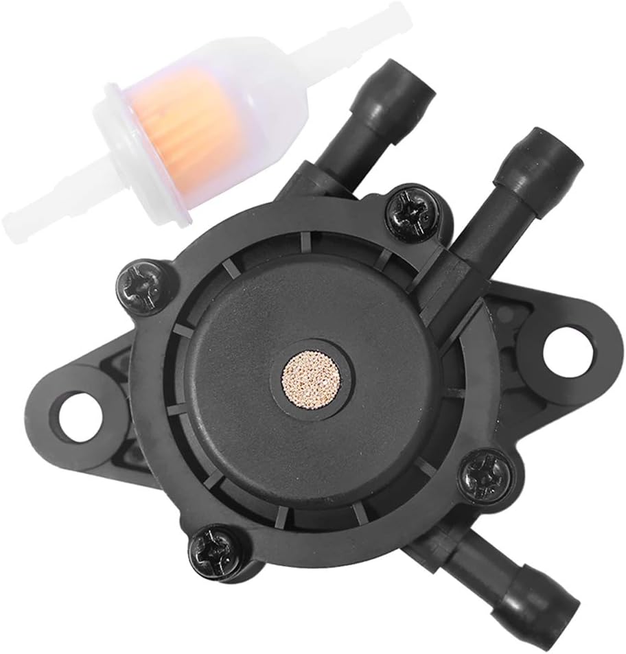 LG808656 Fuel Pump Replacement for John Deere LA145 LA125 LA175 LA115 LA105 D140 D130 D170 D125 D155 D105 D160 D150 D120 D110 D100 Lawn Tractor with Fuel Filter Replace M138498 M145667