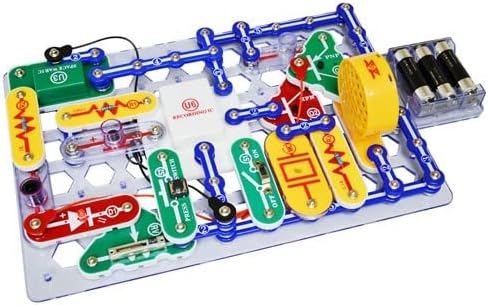 203 Electronics Exploration Kit | Over 200 STEM Projects | Full Color Project Manual | 42 Snap Modules | Unlimited Fun