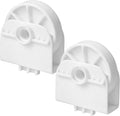 2 pcs AHJ72909001 Refrigerator Freezer Drawer Rollers Fit for LG Kenmore
