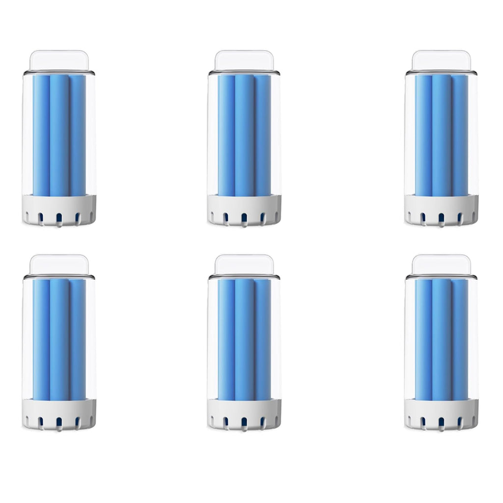 6 Pcs Vacuum Cleaner Solid Floor Cleaner Compatible With Ecovacs DEEBOT N30 OMNI/N30 PRO OMNI DSC060002 Blue Solid Detergent, Robot Vacuum Cleaner Replacement Accessories