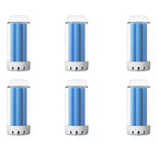 6 Pcs Vacuum Cleaner Solid Floor Cleaner Compatible With Ecovacs DEEBOT N30 OMNI/N30 PRO OMNI DSC060002 Blue Solid Detergent, Robot Vacuum Cleaner Replacement Accessories