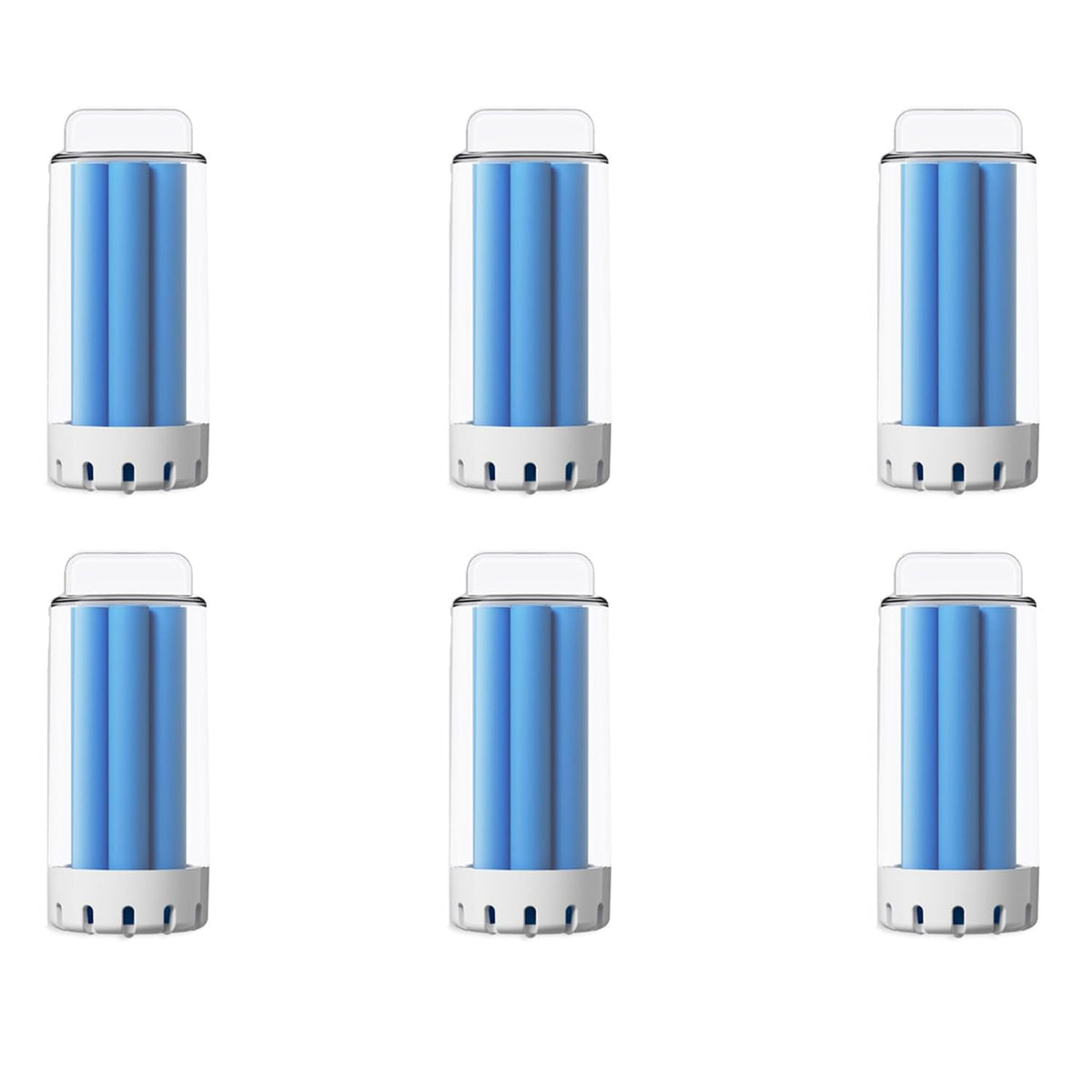6 Pcs Vacuum Cleaner Solid Floor Cleaner Compatible With Ecovacs DEEBOT N30 OMNI/N30 PRO OMNI DSC060002 Blue Solid Detergent, Robot Vacuum Cleaner Replacement Accessories