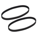 2 Pcs Rubber Vacuum Belt 1611129 Replacement for 2X Revolution Pet Pro