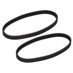 2 Pcs Rubber Vacuum Belt 1611129 Replacement for 2X Revolution Pet Pro