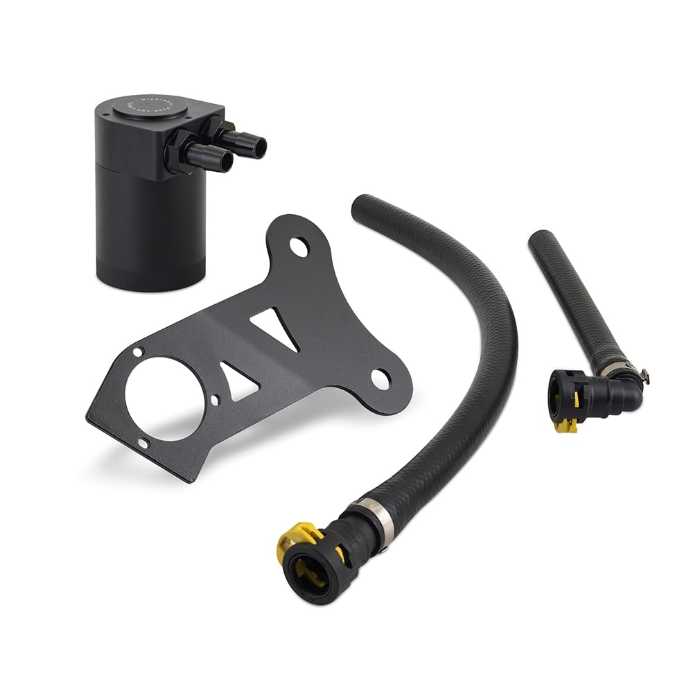 Mishimoto Baffled Oil Catch Can Kit, PCV Side, Compatible with Ford Mustang EcoBoost, 2024+