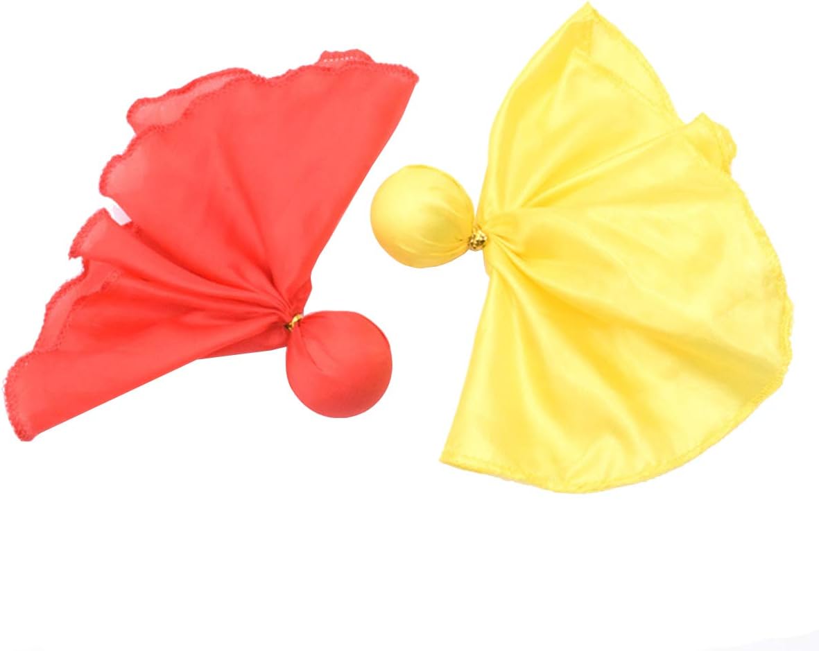 Football Satin Party Set of 2 Penalty Flags, 200 mm, Yellow and Red