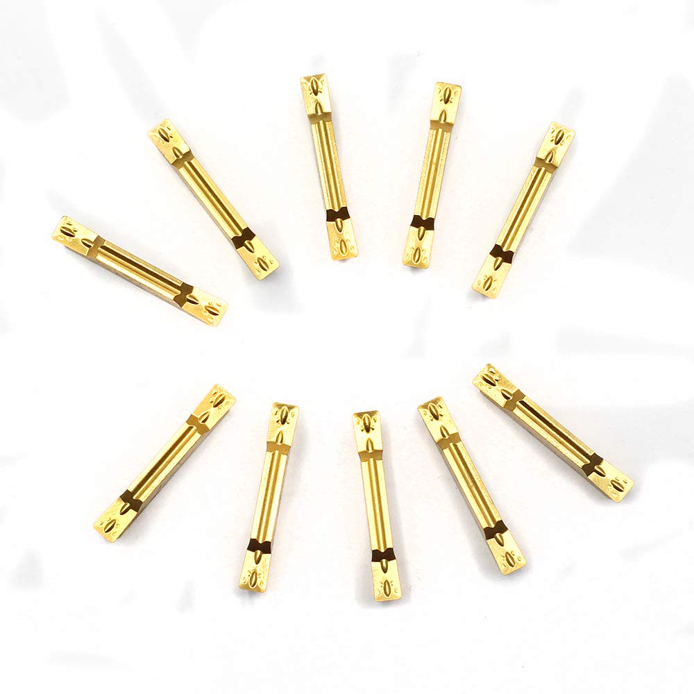 OSCARBIDE 10 pcs MGMN300 Carbide Grooving Inserts for MGEHR/MGIVR