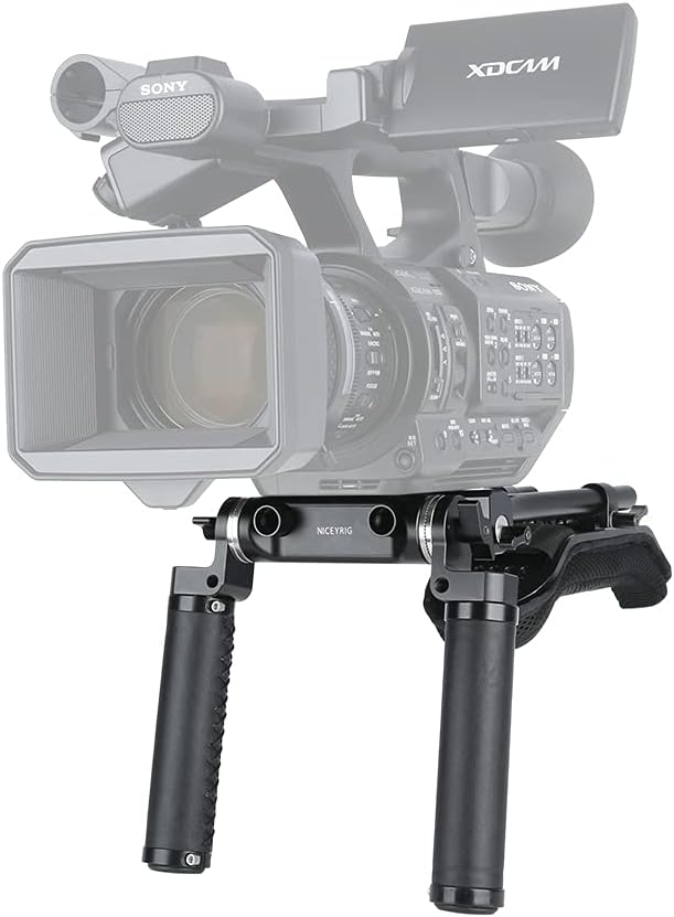 15mm Rod Rail Shoulder Rig Support System Applicable for Canon C300 C200 C100, Sony FS7 FS5 FX9, RED DSMC2 Cinema