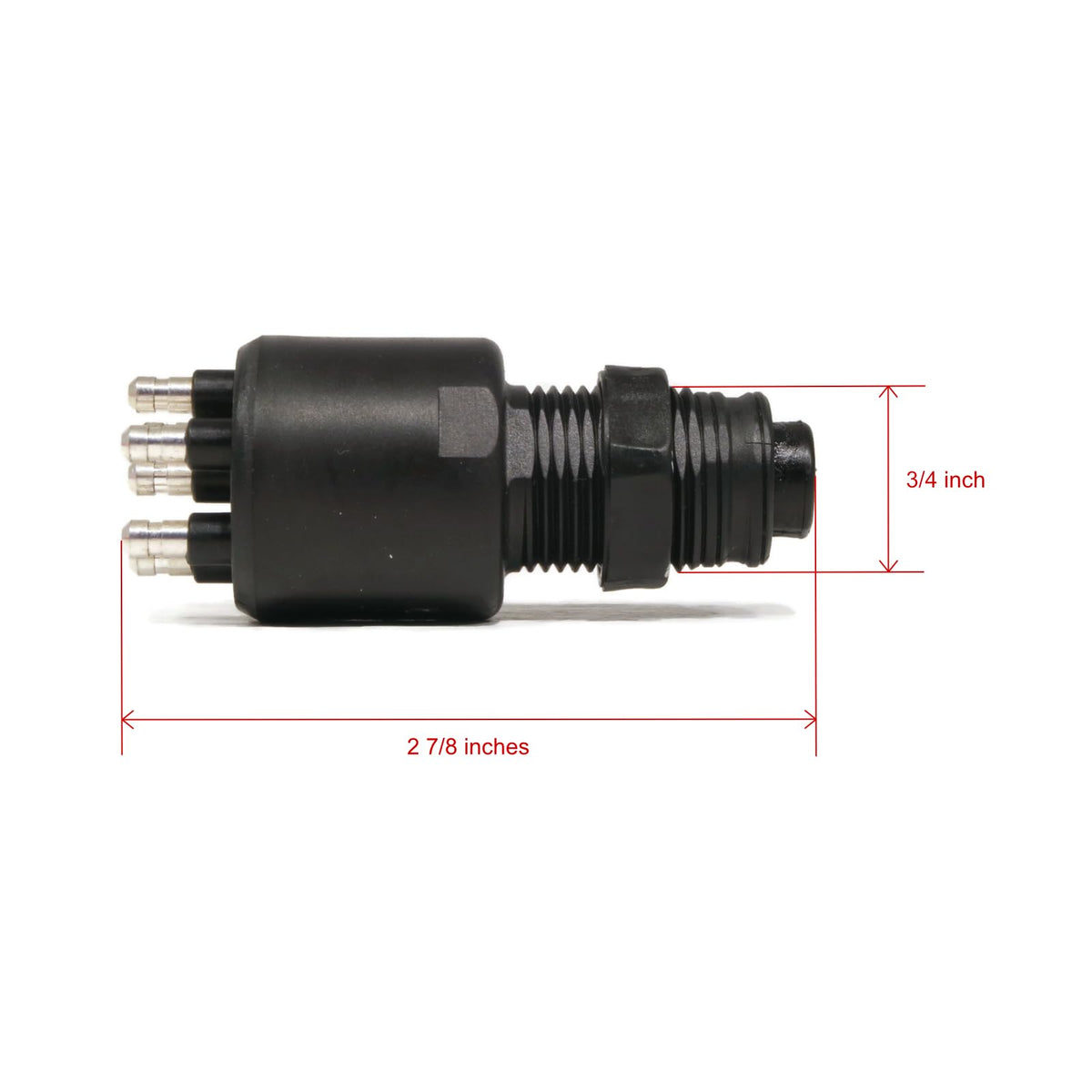The ROP Shop Ignition Key Switch for 2013-2015 Johnson, Evinrude Outboard with E-TEC Rigging