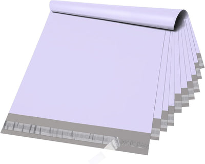 Poly Mailers 12x15.5 50PC Shipping Bags for Clothing Lilac Purple | Self-Seal Waterproof Mailers Poly Bags Shipping