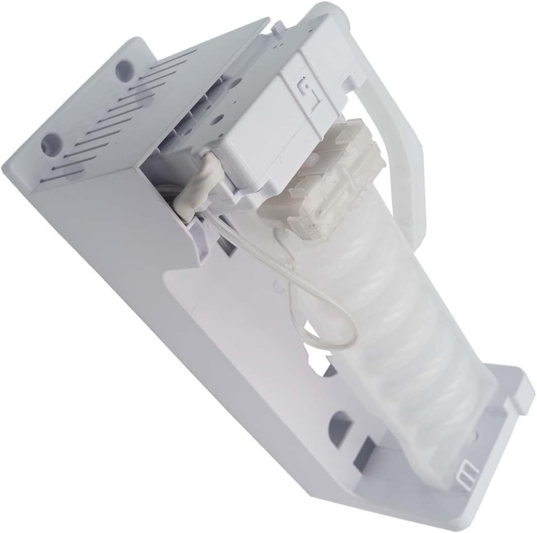 Refrigerator Freezer Ice Maker Assembly Replaces for Samsung RS261MDWP RS263TDRS RS261MDRS/XAA RS263TDBP RS263TDBP/XAA RS263TDPN/XAA RS261MDRS/XAA-01 RS261MDWP/XAA RS263TDBP/XAA-01 Refrigerator