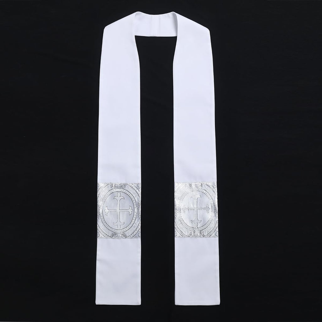 Church Pastor Chasuble Stole with Cross Pattern