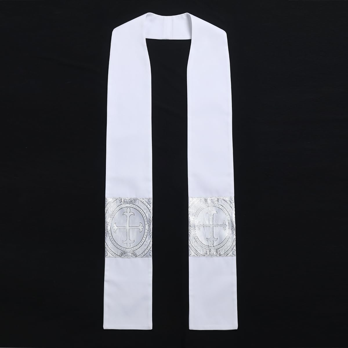 Church Pastor Chasuble Stole with Cross Pattern