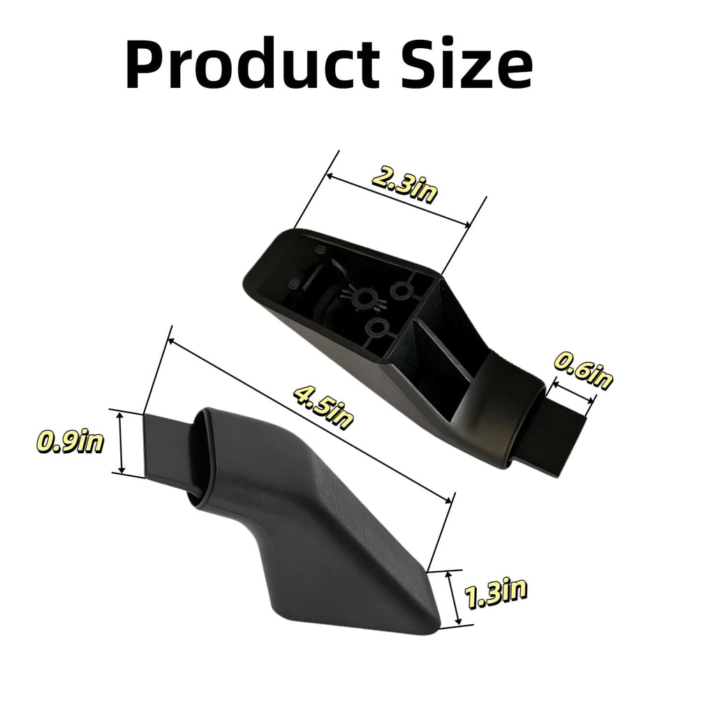 Uiivup WB7X7183 Oven Door Handle End Caps, 2 Pack Black Replacement Caps