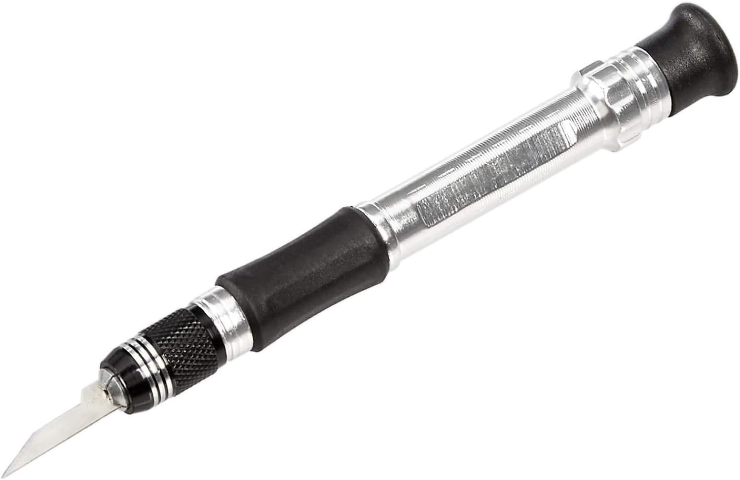 29-Piece Precision Hobby Knife Set with Razor-Sharp Blades, Modeling Tools, Anti-Slip Rubber Grip, Black, Silver, Red