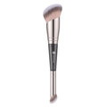 Dual-Ended Brush,Angled Foundation and Under Eye Concealer Brush