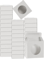 32Pcs Soap Packaging Boxes 3x3x1.2 Inch Kraft Soap Box Mini Soap Present Treat Gift Box for Bakery Candy Packaging