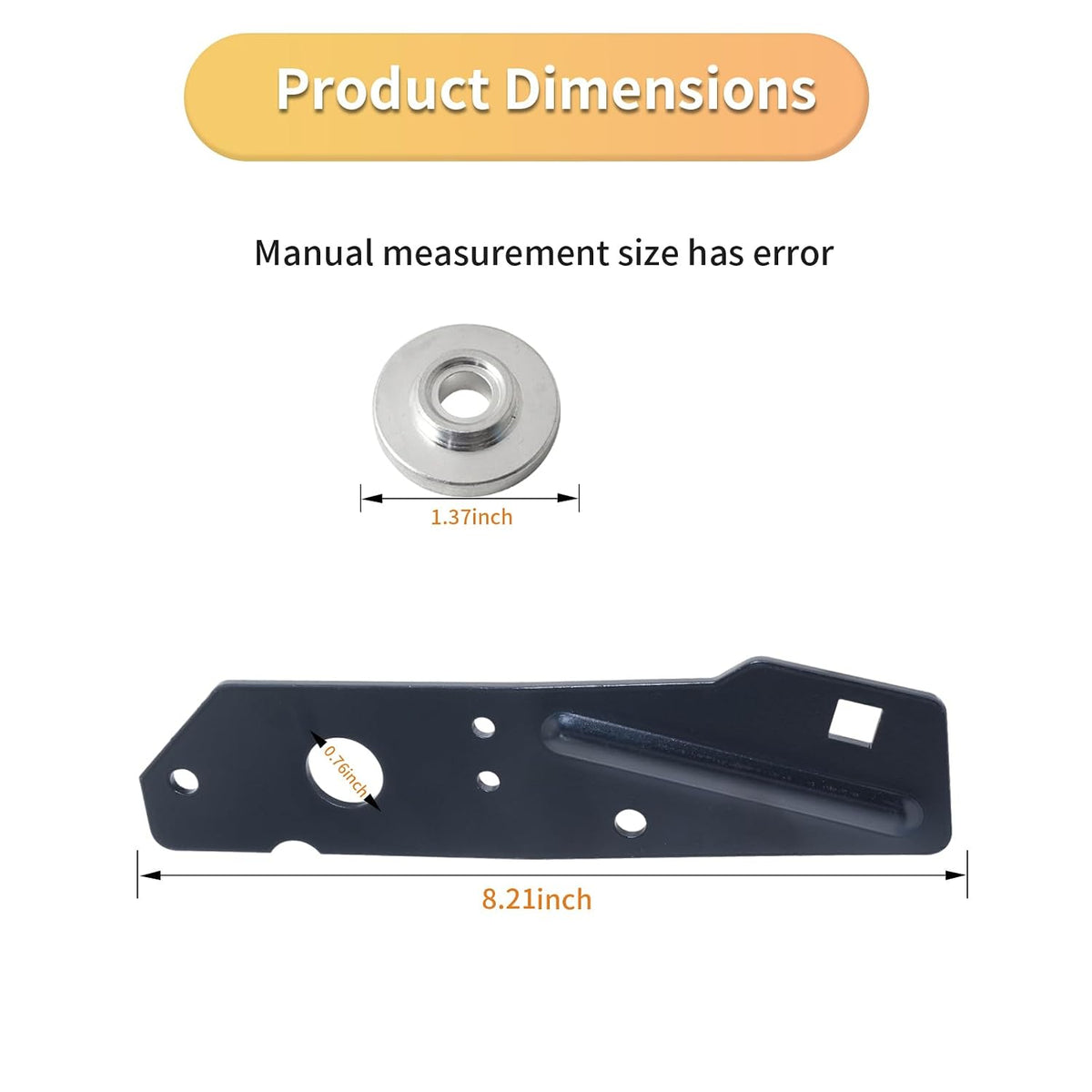 437110 532437110 42" Idler Arm Compatible with Husqvarna Lawn Mower - Fits Model: 96043017200, YTH22V42, YTH20K42, 917254800, 917254801