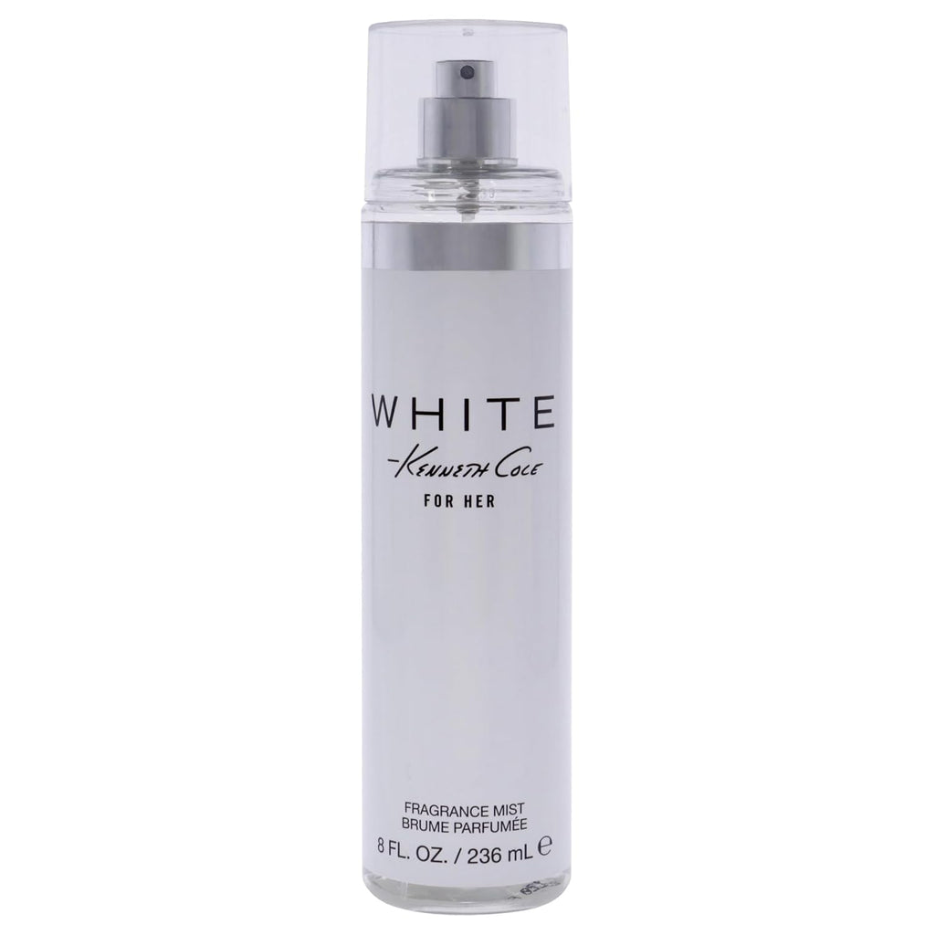 Kenneth Cole White for Her Body Mist for Women, Notes of Mandarin, Vanilla, Musk, and Orchid, Fruity, Fresh, Feminine