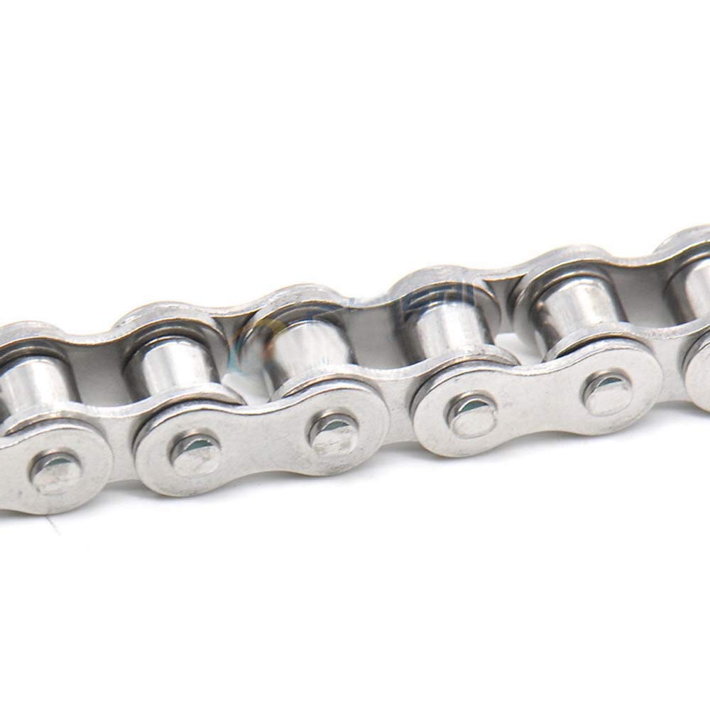 25# Stainless Steel Roller Chain Pitch 1/4" 04C Heavy Duty Roller Chain x1M (1 Meter)