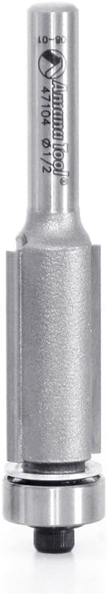 47104 Flush Trim 1/2-Inch Diameter by 1-Inch Cutting Height by 1/4-Inch Shank 2-Flute Router Bit