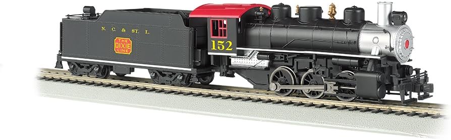 Trains Usra 0-6-0 Locomotive & Tender N.C.& St. L. HO Scale | Steam Locomotive, with Smoke and Operating Headlight