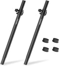 2-Pack Extend Subwoofer Poles Only Fit Subs with 35mm Pole Mount | 32.8"-51.1" Height Adjustable, 35mm Pole Mount