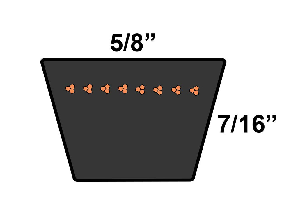 D&D DURA-Extreme BX84 V-Belt 5/8 x 87in Vbelt