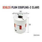 Flexible Jaw Shaft Coupling D30 L35 Aluminum Motor Coupler