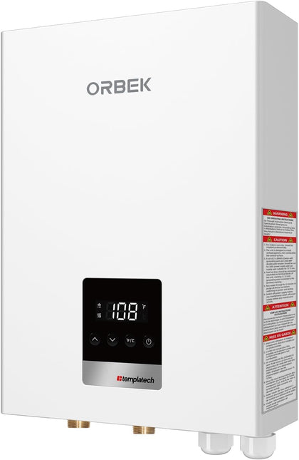 18kW Tankless Water Heater Electric 240v Max 4.17 GPM | Whole House Supply for 2-3 Fixtures, 3s Instant Heating, 98%