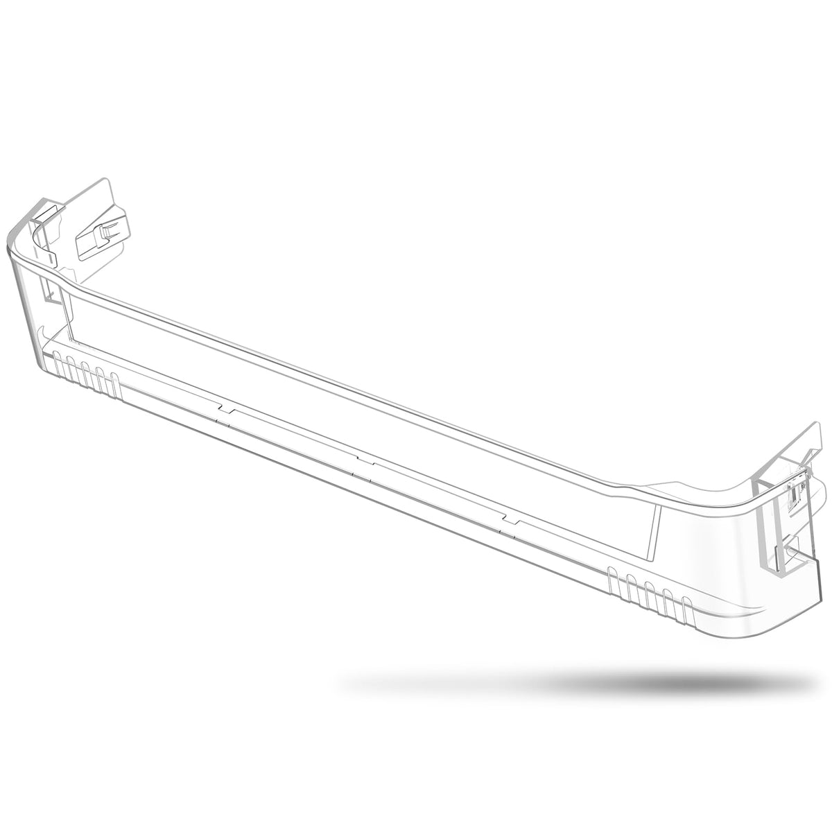 UPGRADED WPW10172187 Refrigerator Door Bin Trim Shelf Lower Side