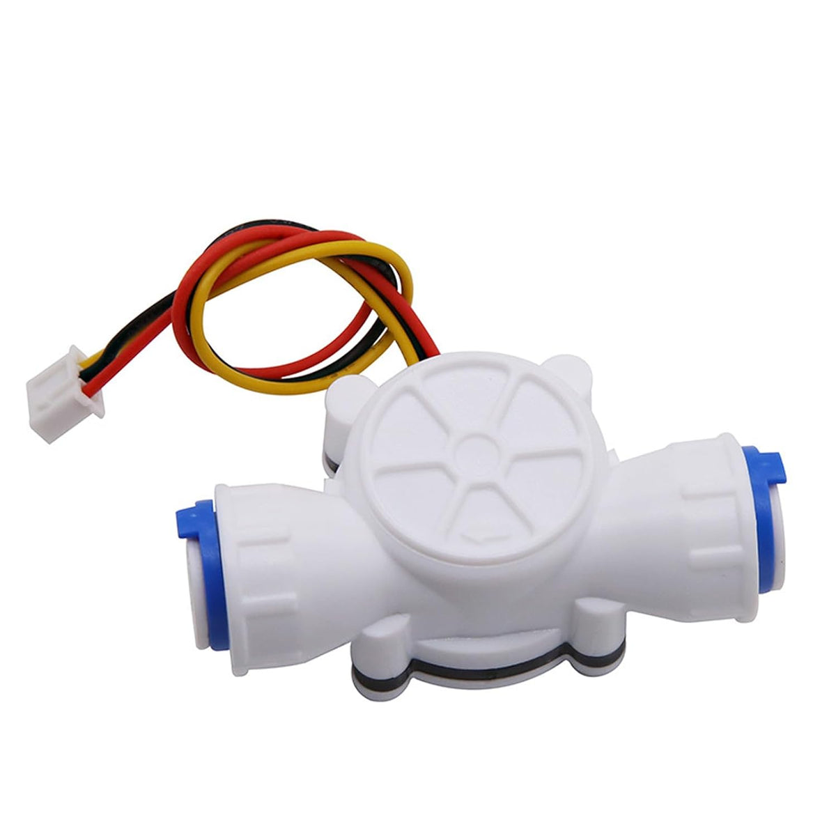 3/8" Quick Connect Water Flow Sensor Food-Grade Switch Hall Effect Flowmeter Fluid Meter Counter 0.3-10L/min