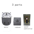 110V 15W Ac Gear Motor Electric Single-Phase Motor Gear Motor Rated Speed 270 RPM Electric Variable Speed Adjustable Controller Governor Motor Speed Controller Combo