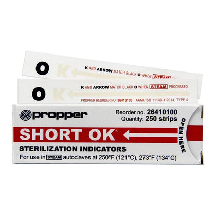 Manufacturing 26410100 Sterilization Indicator Strip, 4" Length (Pack of 250)