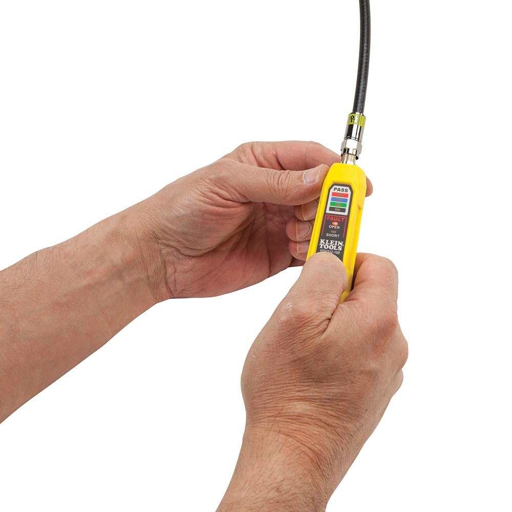 Klein Tools VDV512-100 Coax Explorer 2 Tester and Red Remote Cable Tester