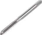 M3 x 0.5mm Tap Machine HSS Metric Right Hand Thread 3 Straight Flute Taps Taper and Plug, 4Pcs