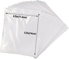 100 Pcs Packing List Envelopes 4.5 x 5.5 Inch, Clear Adhesive Shipping Invoice Pouch & Use for Document Protection