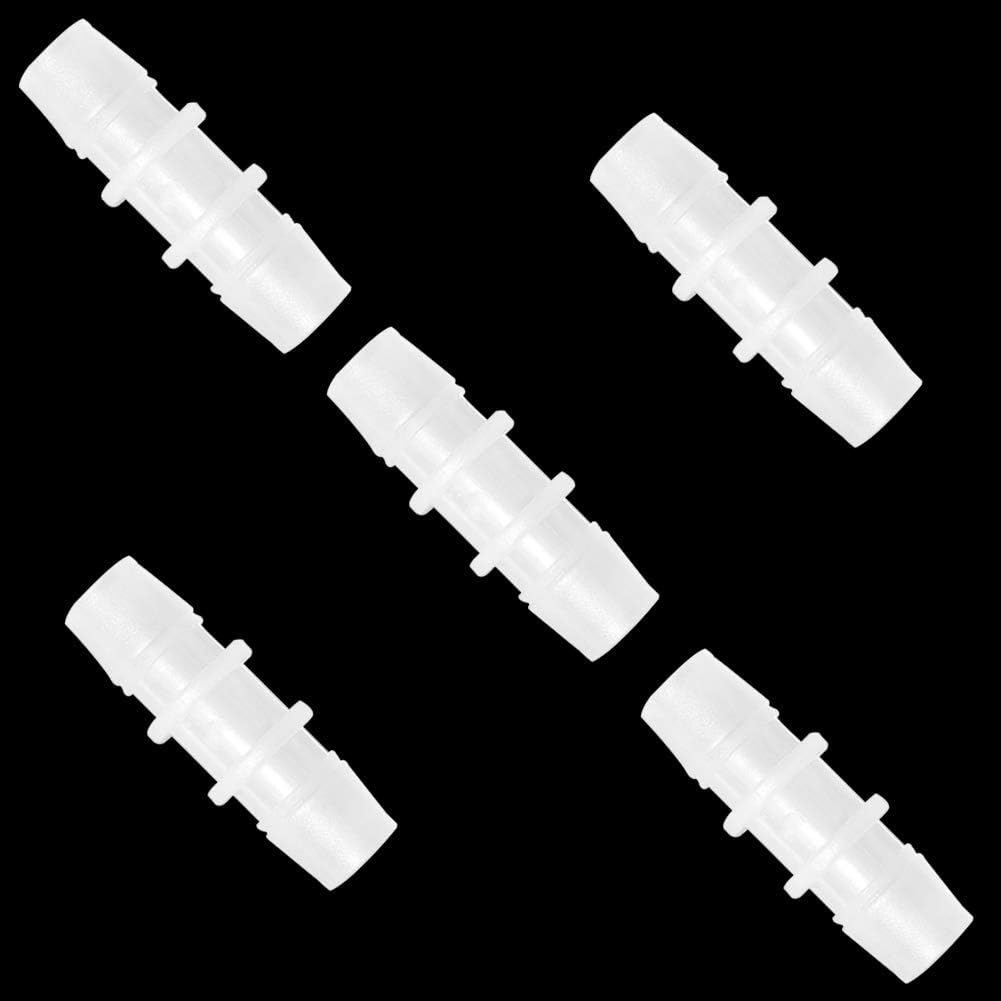 Plastic Hose Barb Fitting 5/8" x 5/8" Pipe Connectors(Pack of 5)