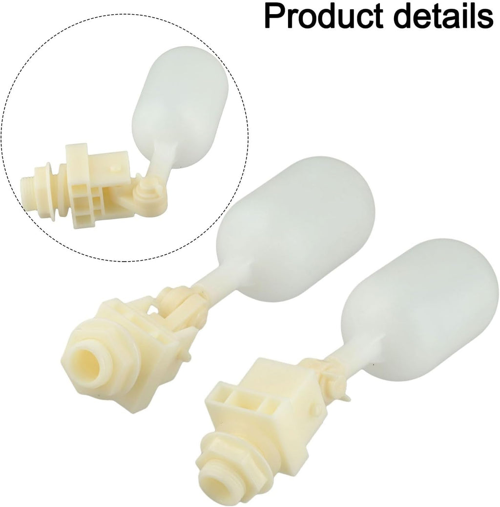 Automatic Water LevelValve with Adjustable Float Ball, 1/2 Inch Screw-on Hose Fitting for Pool Spa Tank Trough