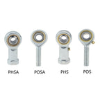4pcs/lot SI8T/K PHSA8 8mm PHS8 POS8 POSA8 PHSA6 PHS6 POSA6 POS6 PHS5 Right Hand Female Thread Metric Rod end Joint Bearing SI8TK(POSA 8)