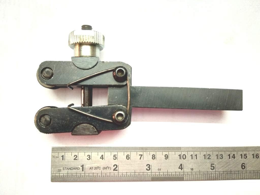 PRAZTECH Quality Spring Loaded Action Clamp Type Knurling Tool 3-25 mm Capacity- 5/8'' Square Shank for Lathes 16 mm