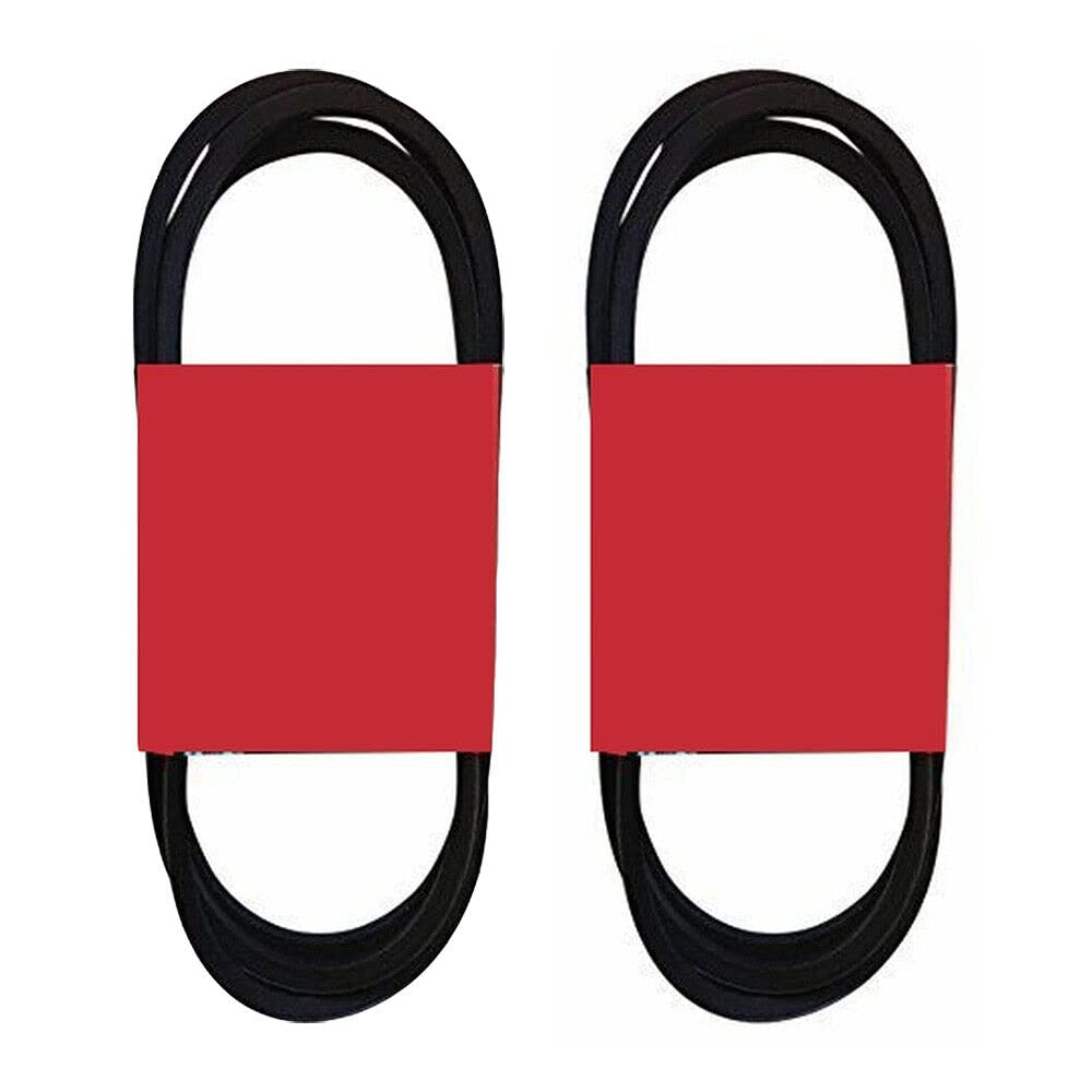 Two Aftermarket 4L600 A58 Classic Style Black A-Section Polyester V-Belts
