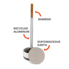 Quick Drying Toilet Plunger, White