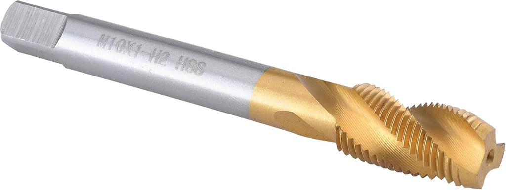 Burkit M10 X 1 Titanium Coating Spiral Flute Tap