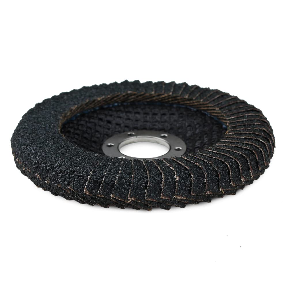 BHA 4-1/2 x 7/8 Fillet Weld Flap Disc, Curved Edge - 80 Grit - 5 Pack