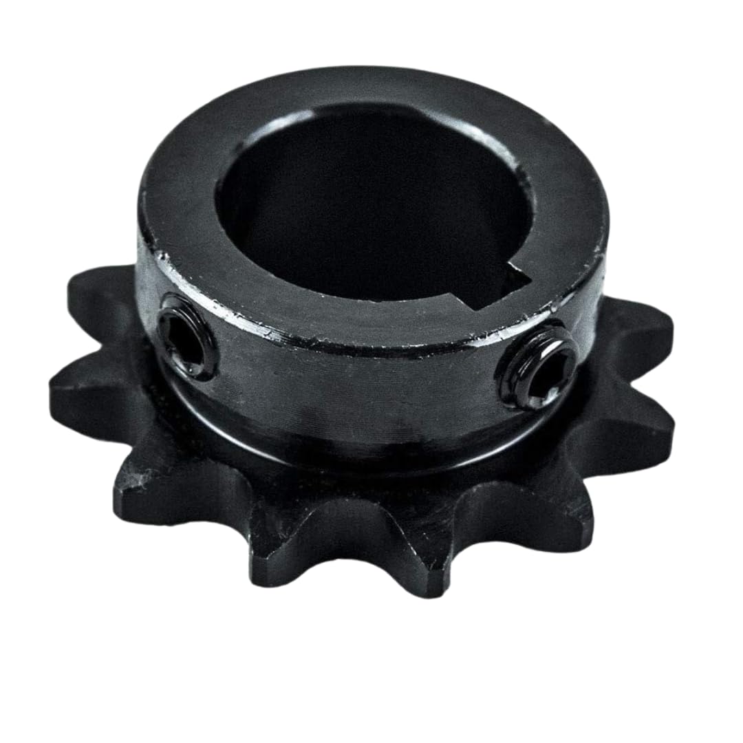 #40 Roller Chain Sprocket B Type 1" Bore Hardened 12 Tooth - 40BS12H-1"