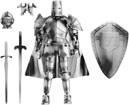 Medieval Action Figures,Knight Armor Action Figure,Multi-Jointed Movable Robot Mannequin T13,Dummy 13 Action