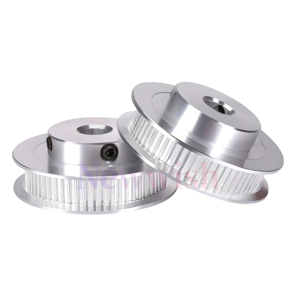 GT2 Pulley 80 Teeth 8mm Bore 6mm Width Timing Belt Pulley Aluminum 80T 8mm bore Pulley Wheel for 6mm Width GT2 Timing Belt for 3D Printer,CNC (4pcs)