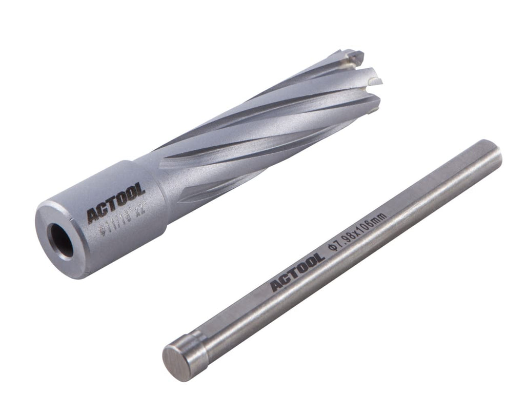 11/16''Diameter x 2'' Depth of Cut Carbide Tipped TCT ANNULAR Cutter with 3/4'' Weldon Shank