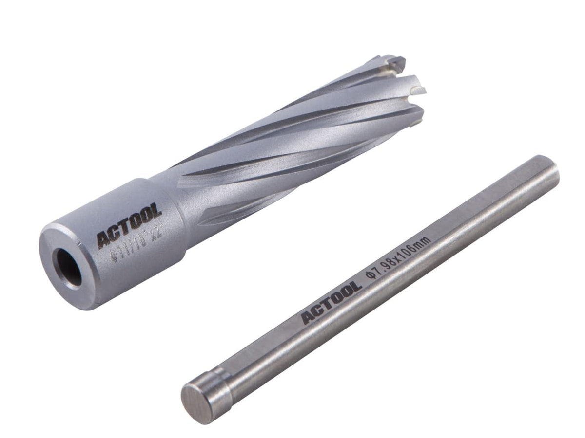 11/16''Diameter x 2'' Depth of Cut Carbide Tipped TCT ANNULAR Cutter with 3/4'' Weldon Shank